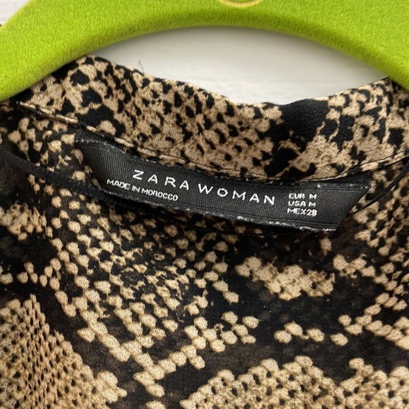 Zara snake skin blouse - Picture 2 of 3